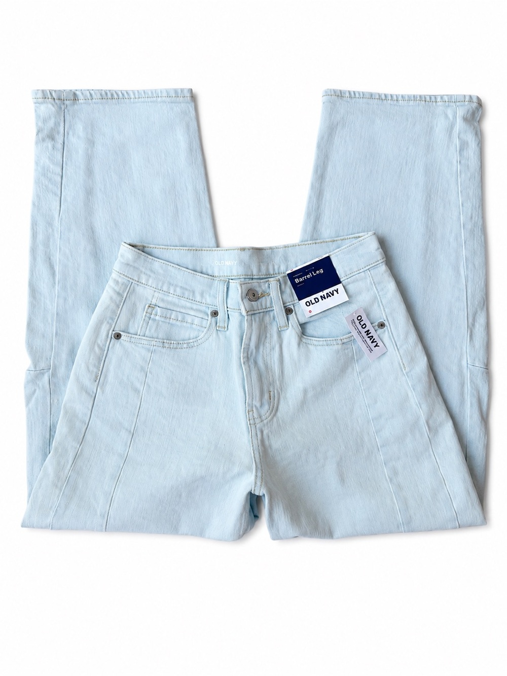 Old Navy Pale Blue Straight-Leg Jeans